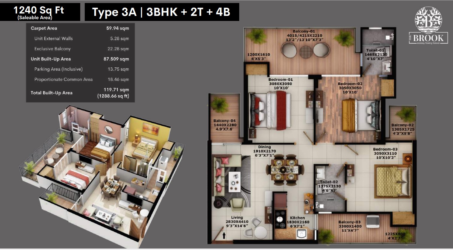 3 BHK Layout